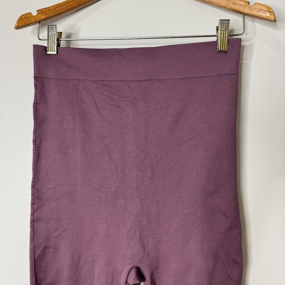 BLANQI Everday High Rise Full Length Maternity Leggings Mauve Purple Large - Picture 2 of 6